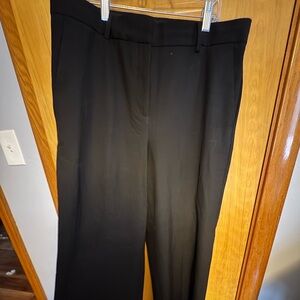 NWOT Ann Taylor Wide Leg High Rise Black Trousers